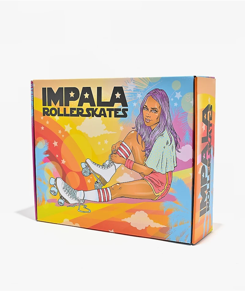 Impala Watermelon Pink & Green Roller Skates