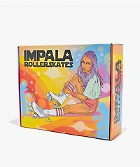 Impala Watermelon Pink & Green Roller Skates
