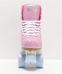 Impala Wavy Check Blue & Pink Roller Skates