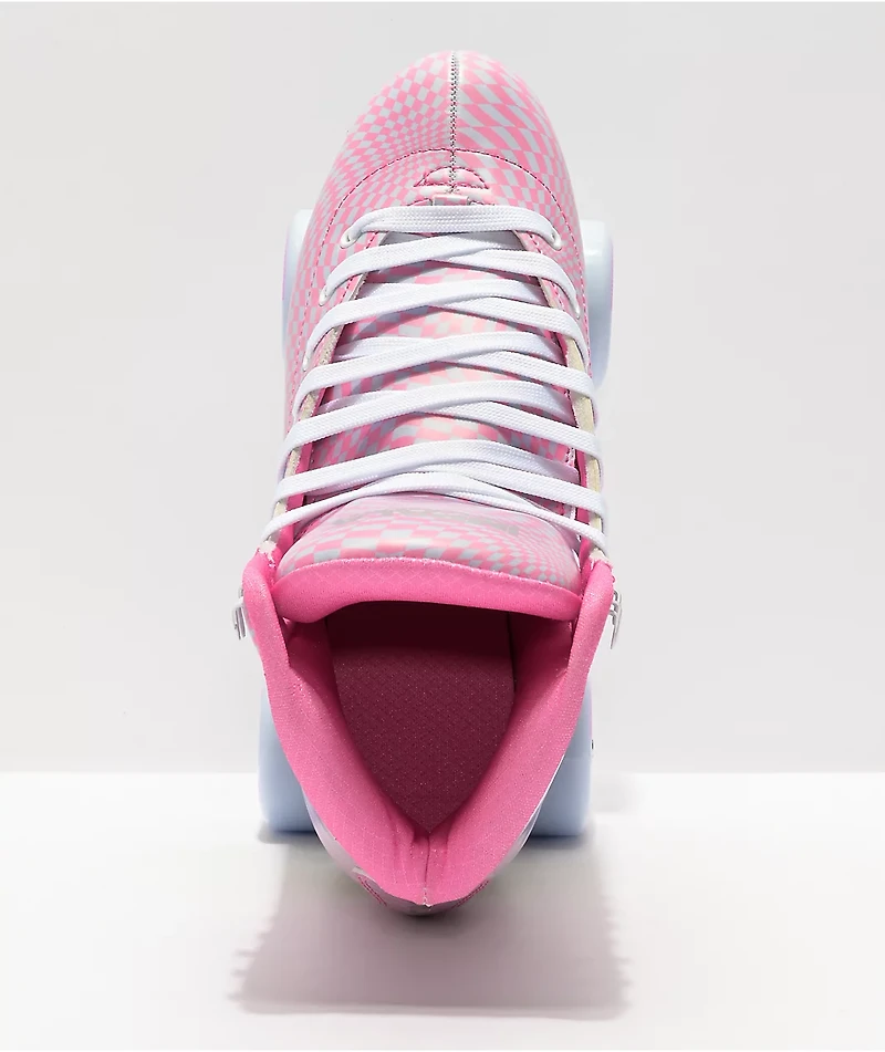 Impala Wavy Check Blue & Pink Roller Skates