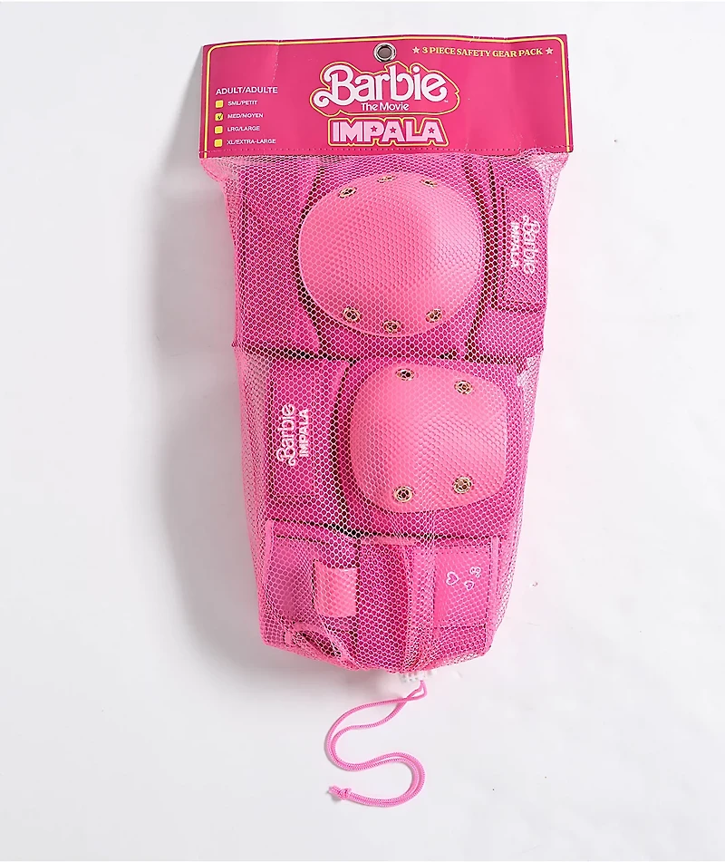 Impala x Barbie 3 Pack Pink Protective Pads