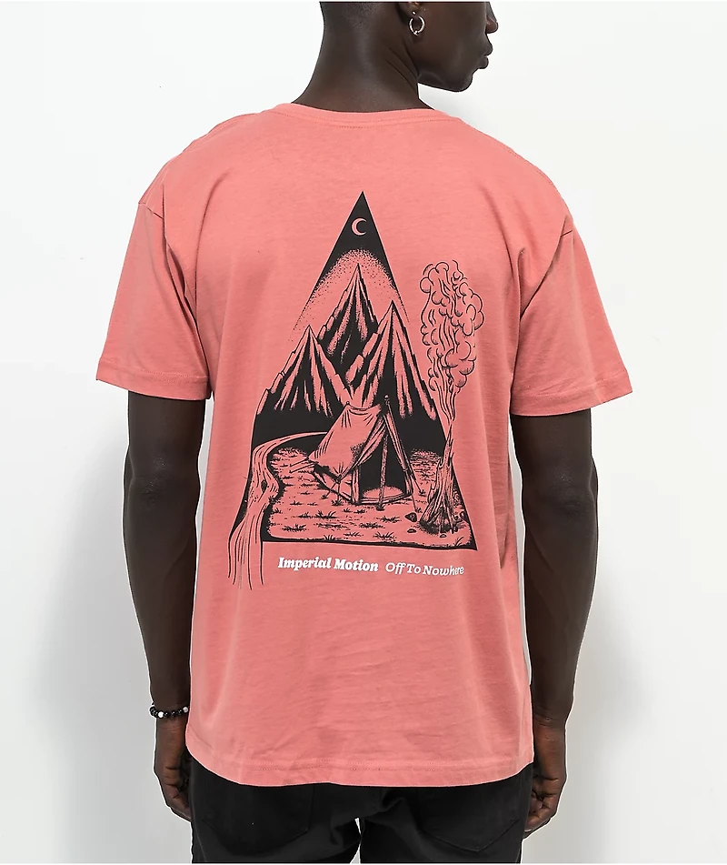 Imperial Motion Camp Nowhere Dusty Rose T-Shirt