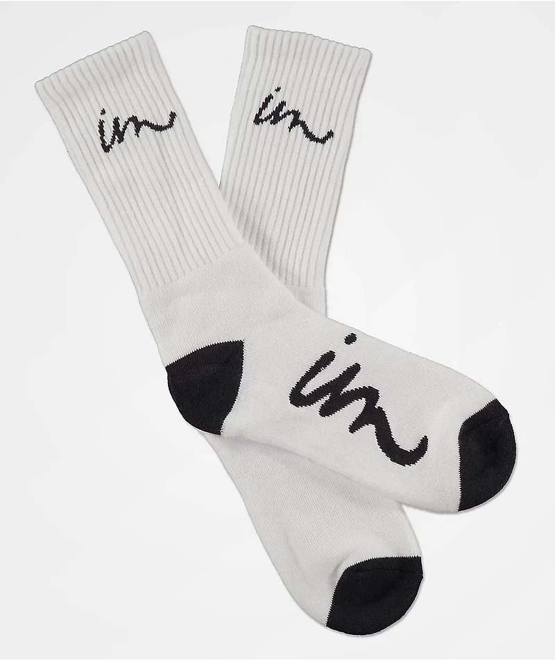 Imperial Motion Curser White Crew Socks