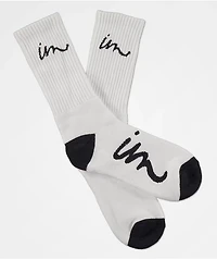 Imperial Motion Curser White Crew Socks
