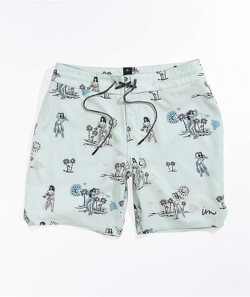 Imperial Motion Decade Mint Board Shorts