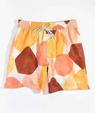 Imperial Motion Seeker Volley Gems Cream Board Shorts