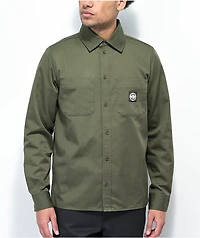 Indepdent Concord Olive Long Sleeve Button Up Shirt