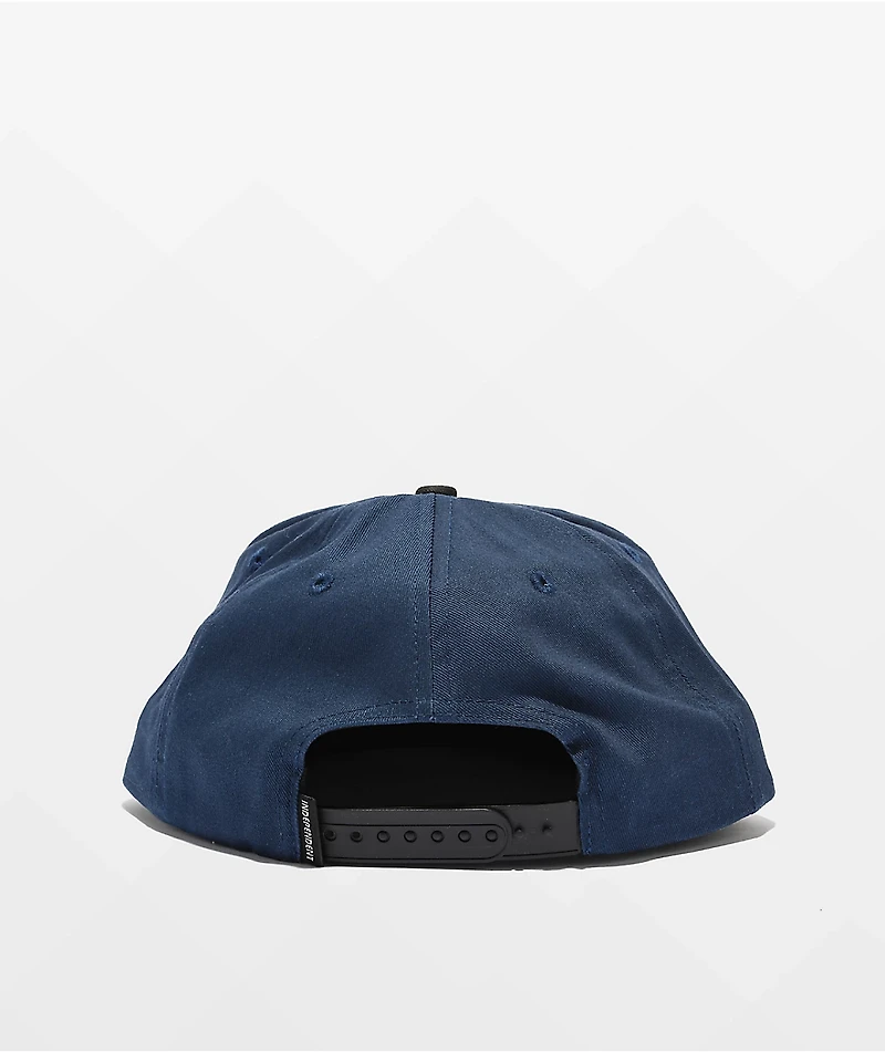 Independent Bounce Back Navy & Black Snapback Hat