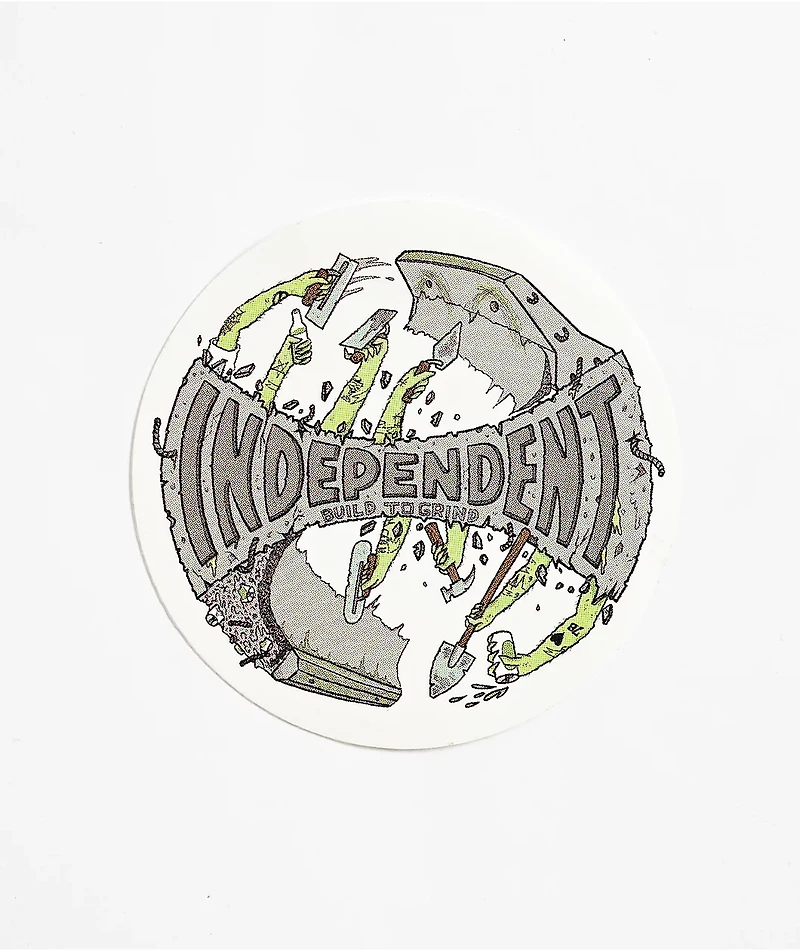 Independent Build To Grind Sticker
