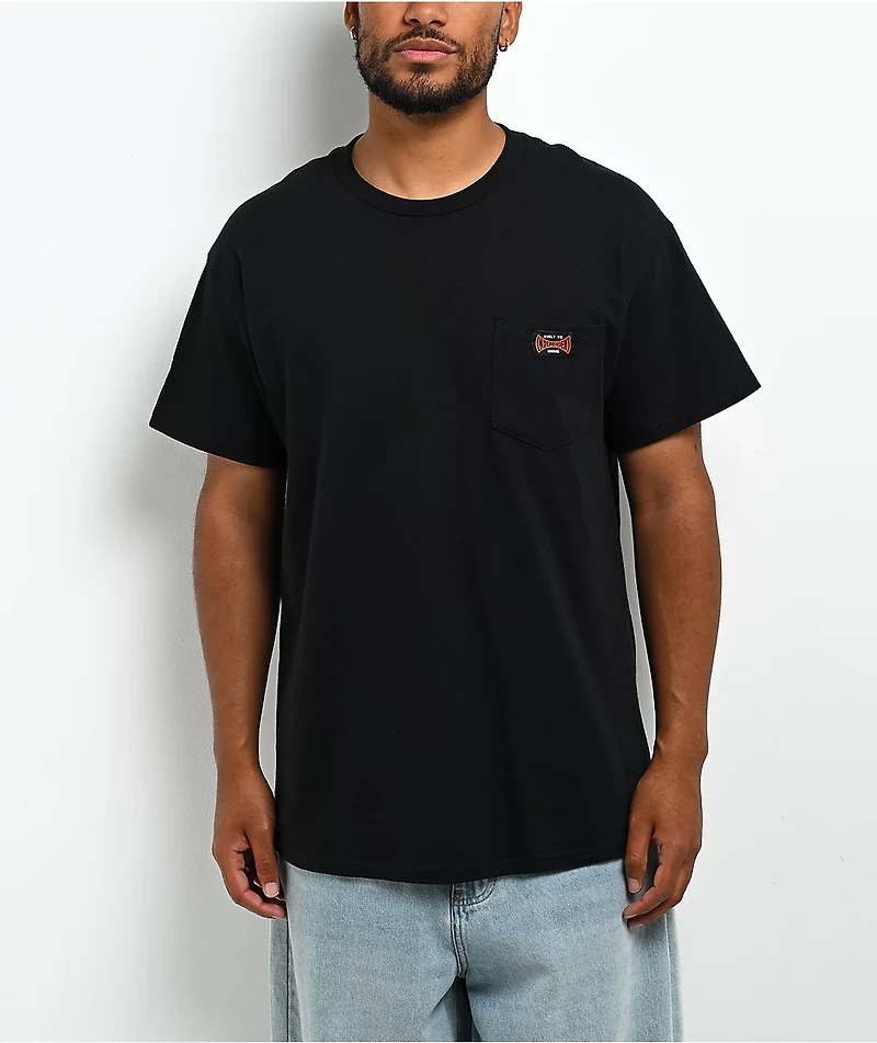 Independent Built To Grind Black Pocket T-Shirt
