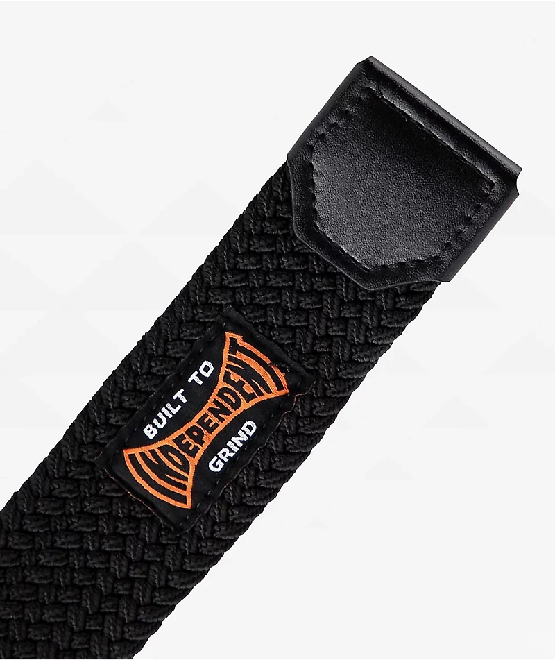 Independent Built To Grind Black Woven Belt
