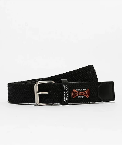 Independent Built To Grind Black Woven Belt