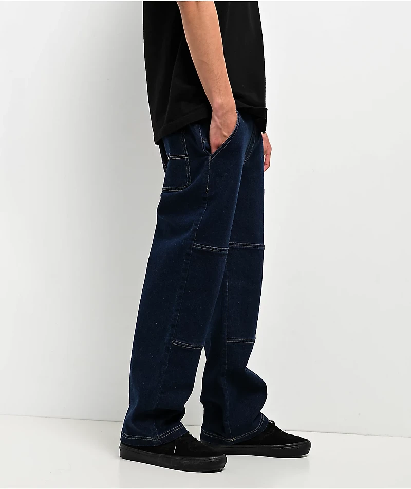 Independent Built To Grind Dark Blue Denim Work Jeans