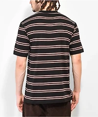 Independent Decker Black & Brown Stripe T-Shirt