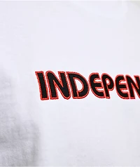 Independent Groundwork Embroidered White T-Shirt