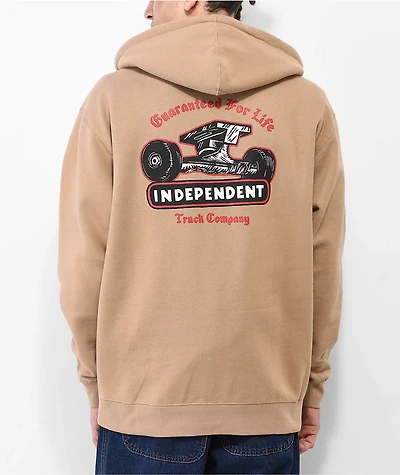 Independent Guaranteed For Life Truck Co. Sand Zip Hoodie