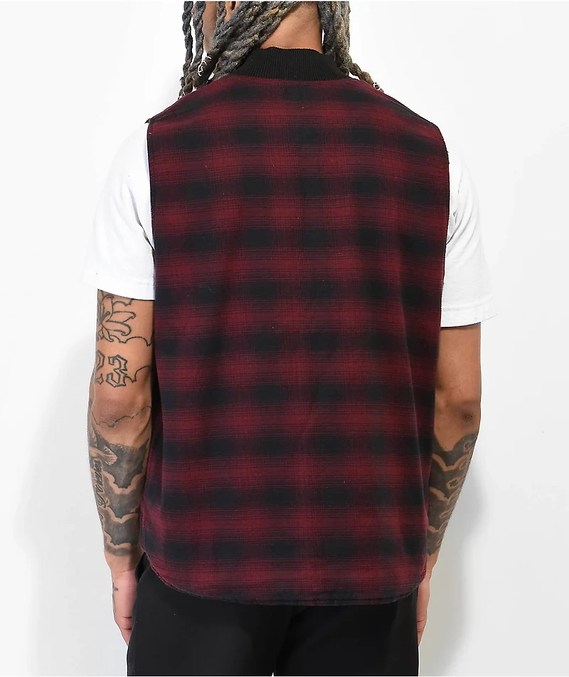 Independent Halstead Black & Plaid Vest