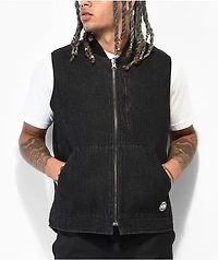 Independent Halstead Black & Plaid Vest