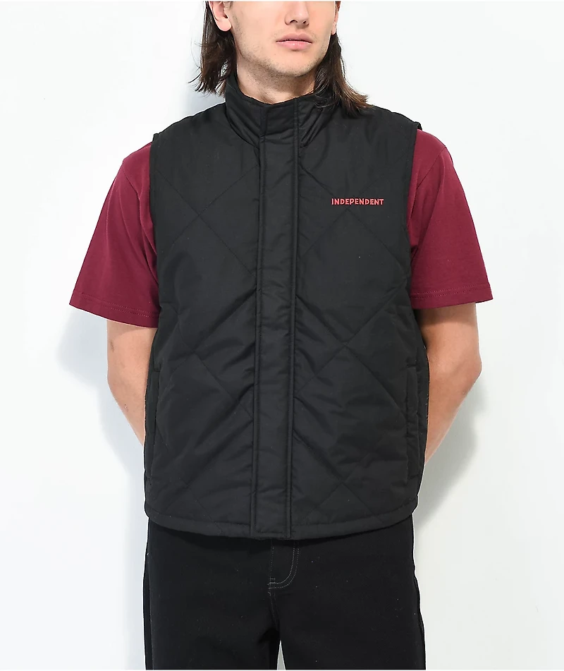 Independent Holloway Black Puffer Vest