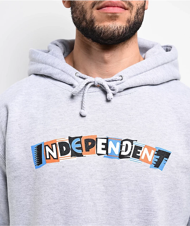 Independent Lance Mountain Ransom Grey Hoodie