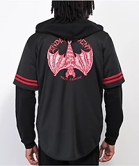 Independent Night Prowler Long Sleeve Black 2fer Jersey