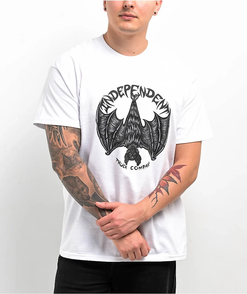 Independent Night Prowlers White T-Shirt