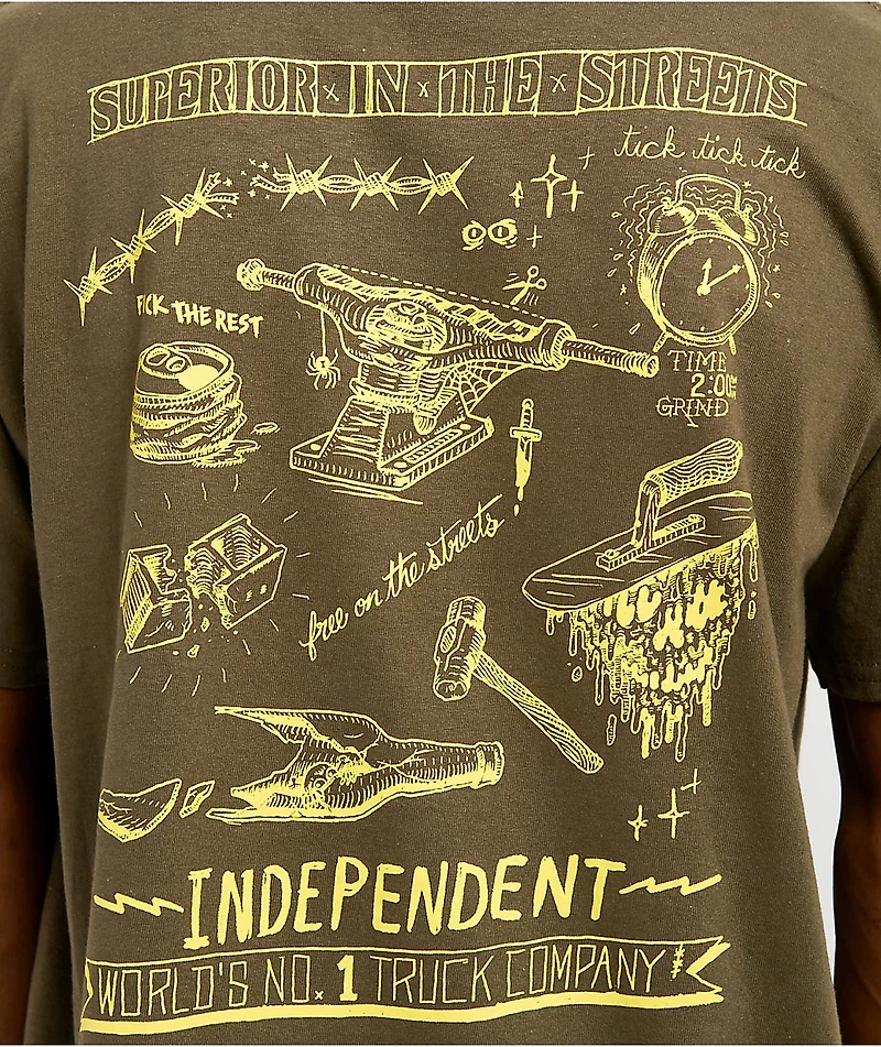 Independent Notebook Green T-Shirt