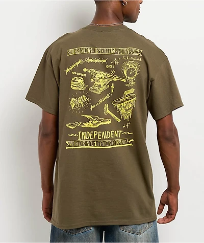 Independent Notebook Green T-Shirt