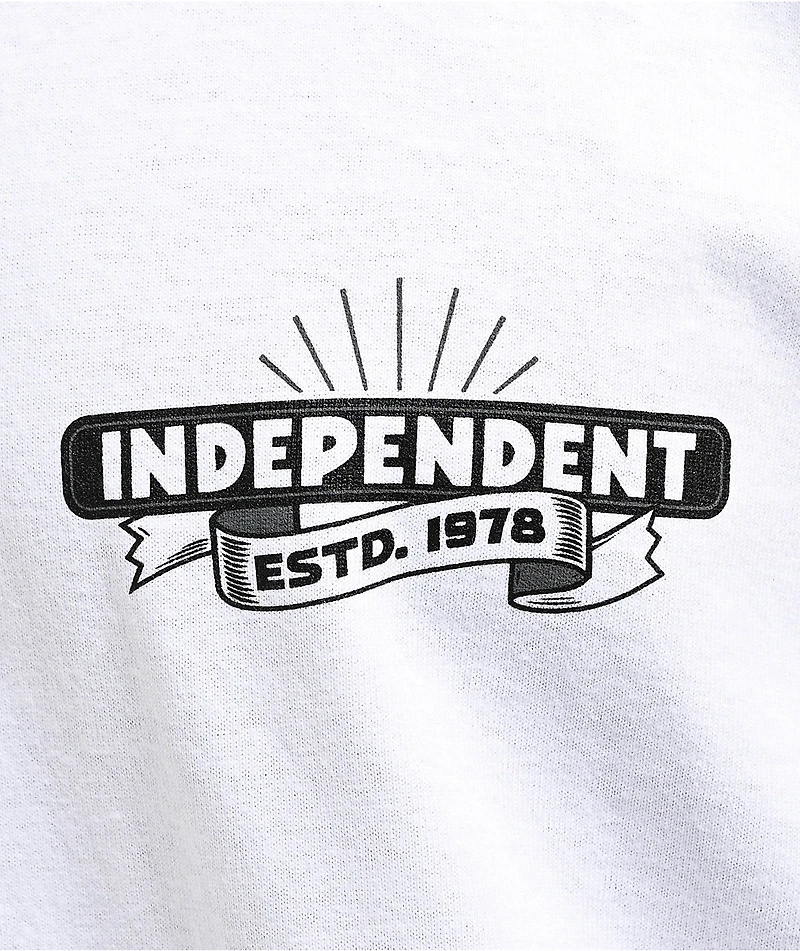 Independent RTB Sledge White T-Shirt