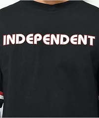 Independent Range Layered Black Jersey T-Shirt
