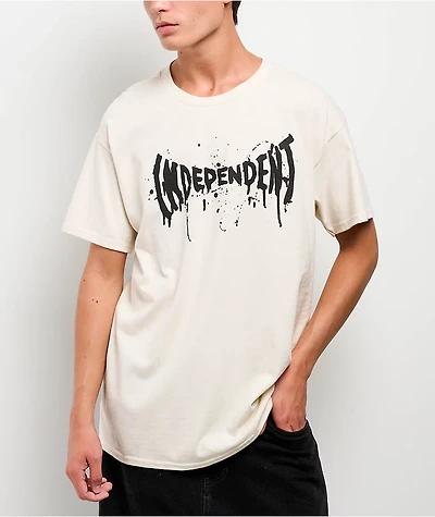 Independent Splatter Cream T-Shirt