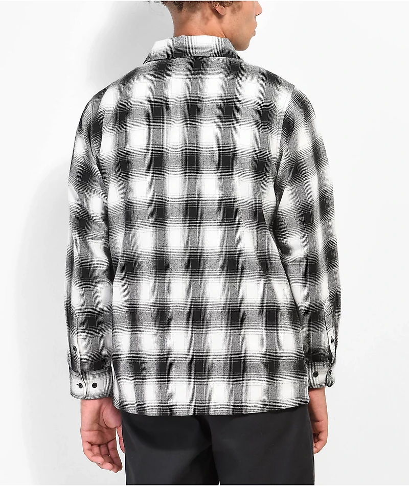 Independent Tilden Black & White Flannel Shirt