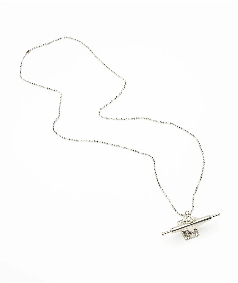 Independent Truck 28" Silver Necklace
