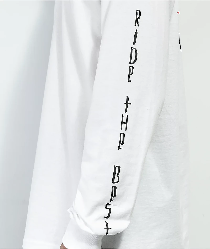 Independent x Tony Hawk White Long Sleeve T-Shirt