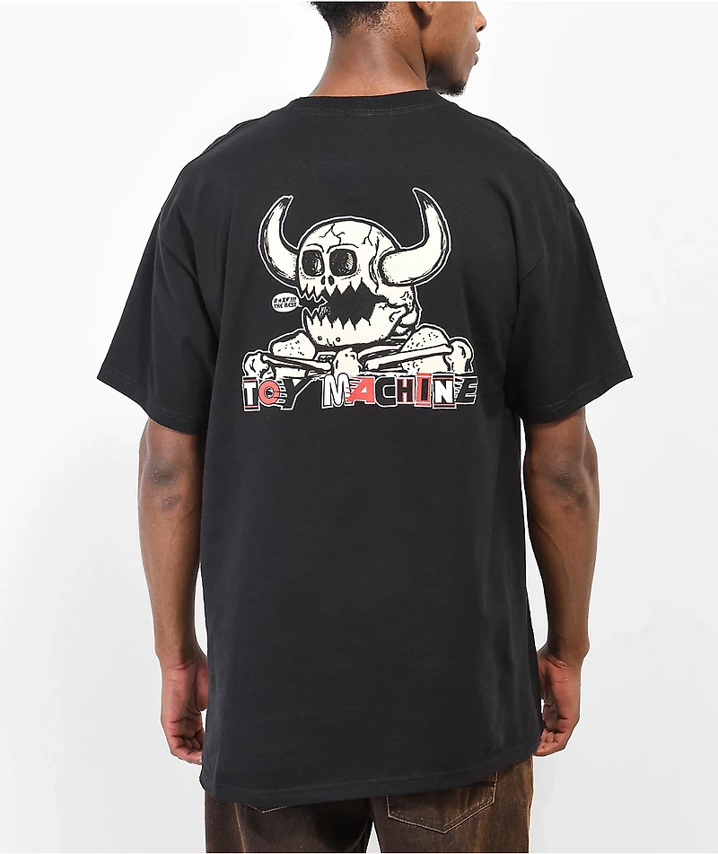 Independent x Toy Machine Mash Up Black T-Shirt