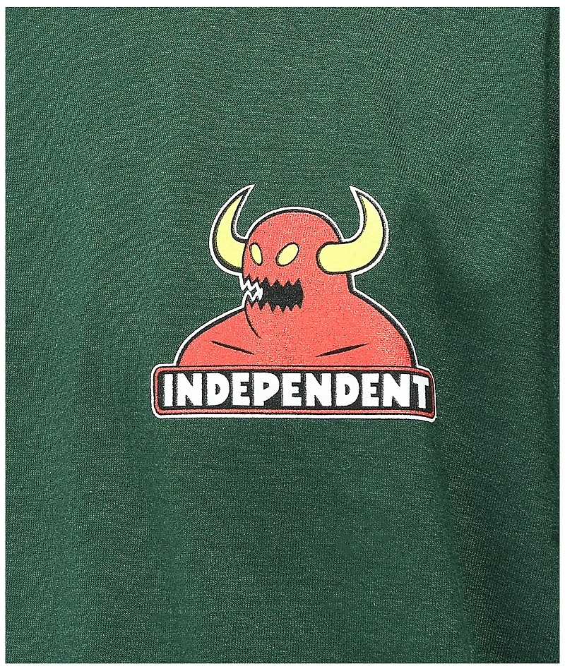 Independent x Toy Machine Mash Up Dark Green T-Shirt
