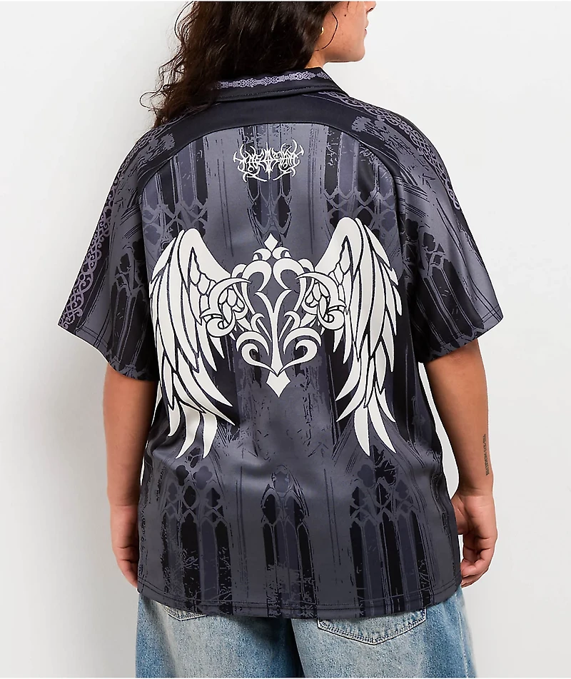Insomnia Sinister Black & Grey Soccer Jersey