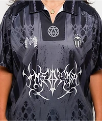 Insomnia Sinister Black & Grey Soccer Jersey