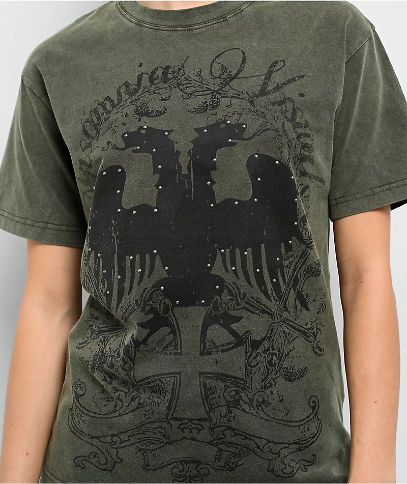 Insomnia Visuals Badge Olive T-Shirt