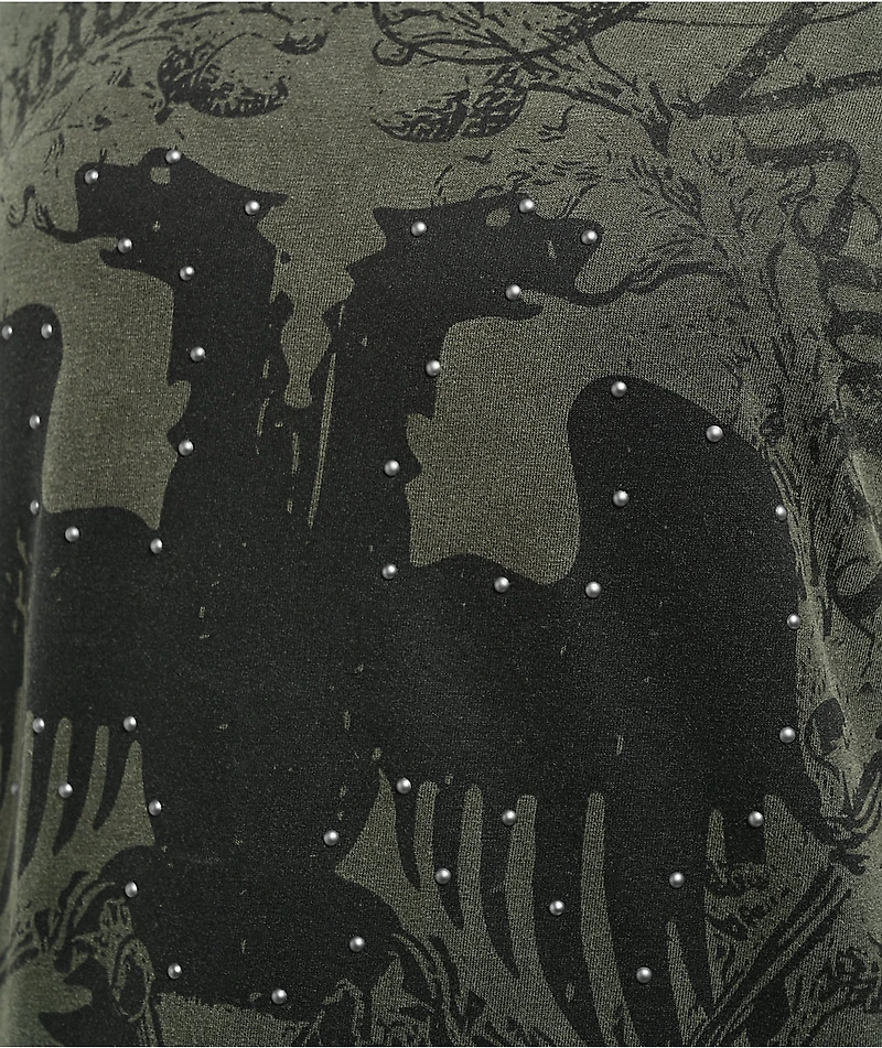 Insomnia Visuals Badge Olive T-Shirt