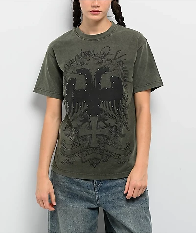 Insomnia Visuals Badge Olive T-Shirt