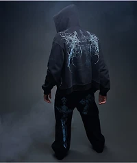 Insomnia Visuals Blade Black Wash Loose Fit Jeans