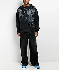 Insomnia Visuals Blade Black Wash Loose Fit Jeans
