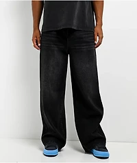 Insomnia Visuals Blade Black Wash Loose Fit Jeans