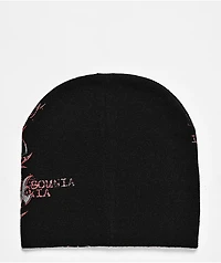 Insomnia Visuals Blast Rhinestone Black Skully Beanie