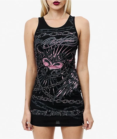 Insomnia Visuals Chains Black Tank Dress