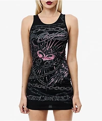Insomnia Visuals Chains Black Tank Dress
