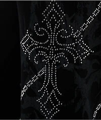 Insomnia Visuals Chains Rhinestone Black Sweatpants