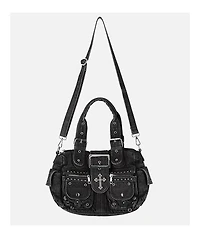 Insomnia Visuals Cross Black Handbag