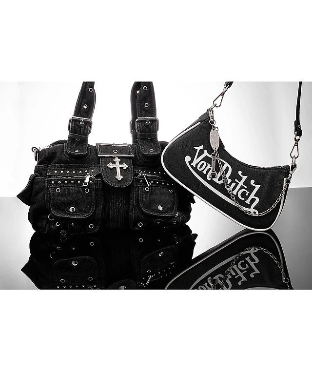 Insomnia Visuals Cross Black Handbag